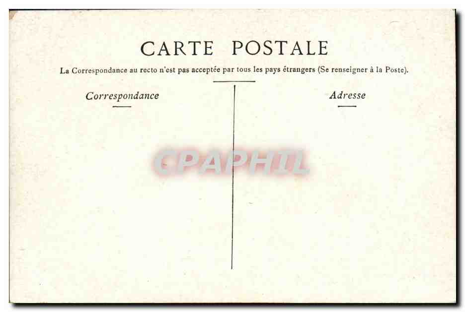 CPA Paris Theatre du Vaudeville Bd des Italiens — Rückseite