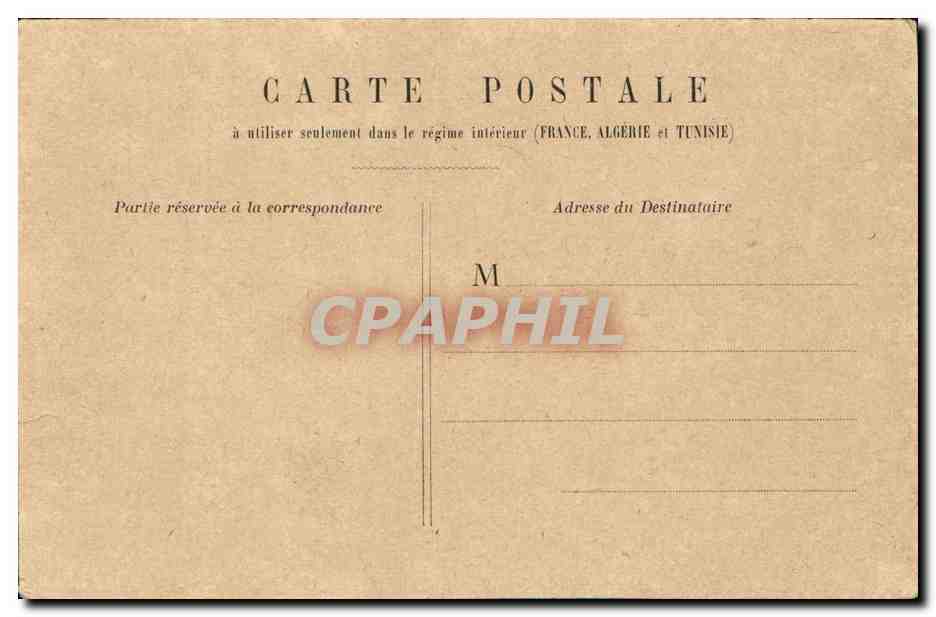 CPA Paris Theatre de la Comedle Francaise — Rückseite
