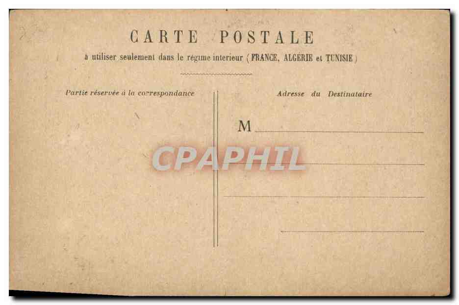 CPA Paris Theatre de la Comedle Francaise — Rückseite