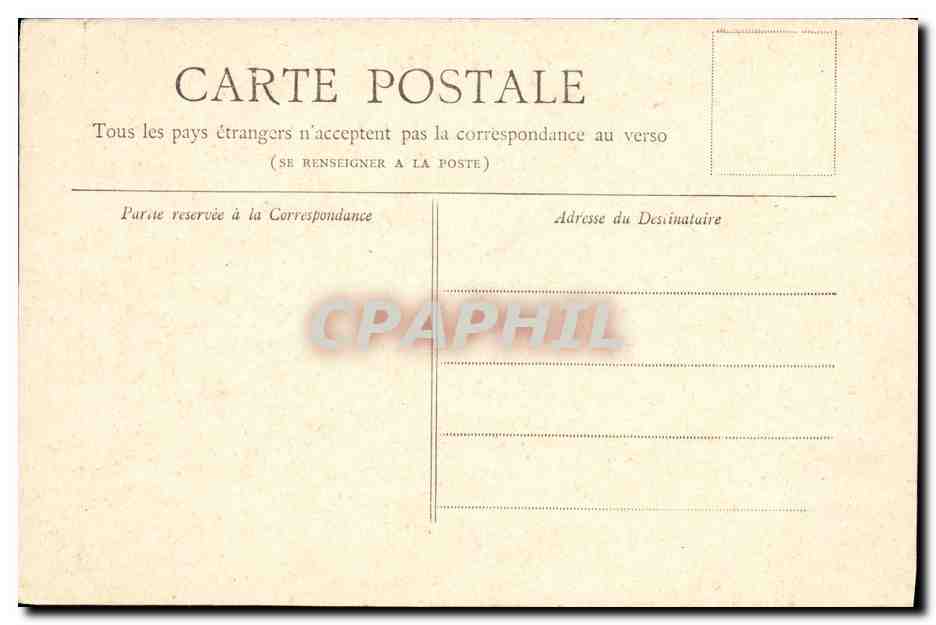 CPA Paris La Val de Grace — Rückseite