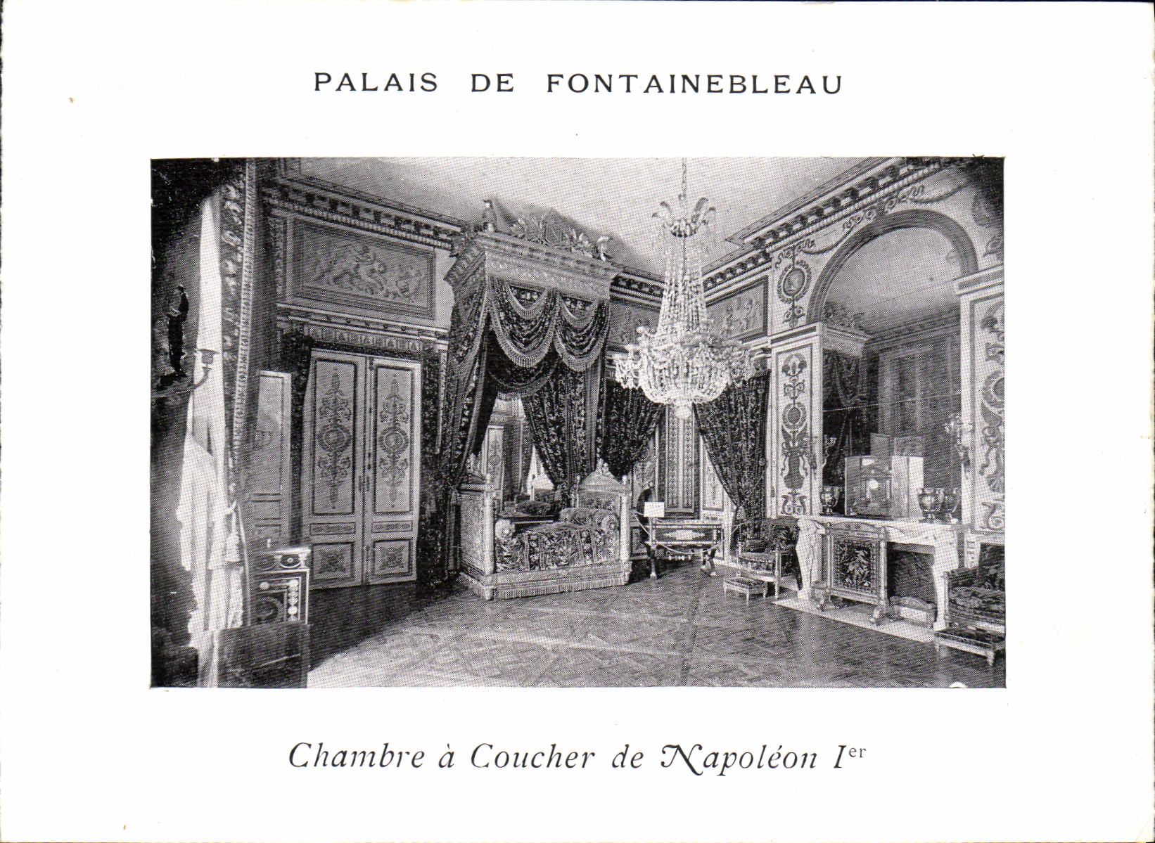 Palais de Fontainebleau — Chambre à Coucher de Napoléon Ier — éditeur CPAPHIL
