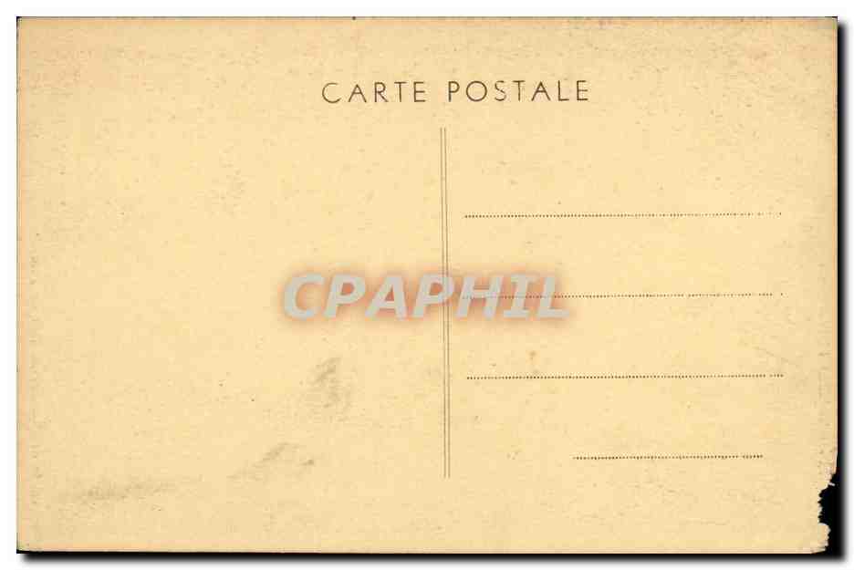 Vintage Postcard Baume les Messieurs La valley of the rocks a festival day — Back