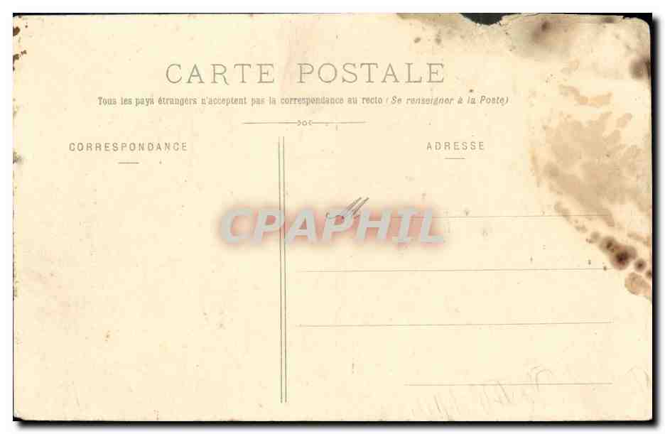 CPA Vue partielle des etablissements — Rückseite
