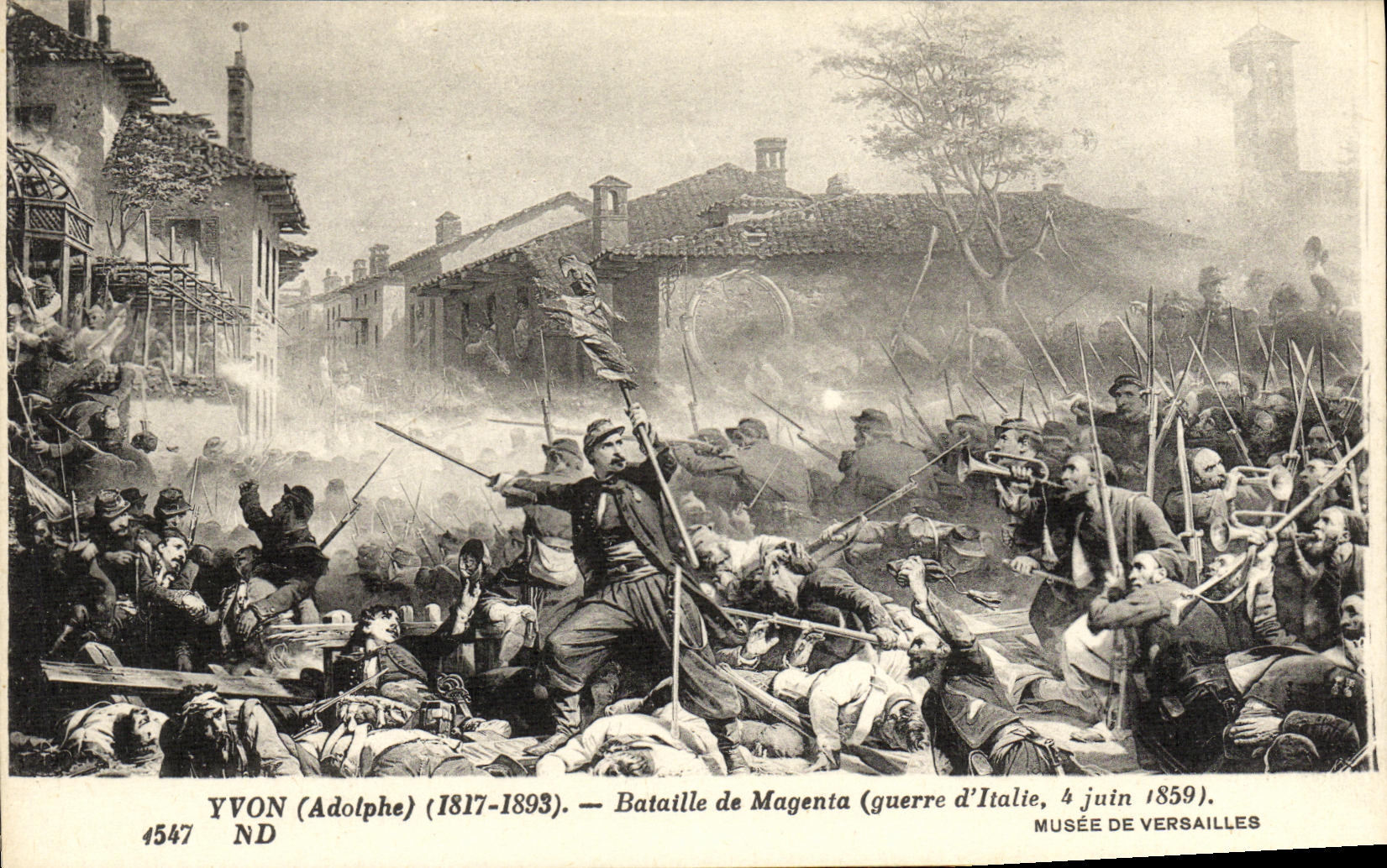 CPA Yvon Bataille de Magenta Musee de Versailles Guerre d Italie 4 juin 1859 Musee de Versailles Militaria