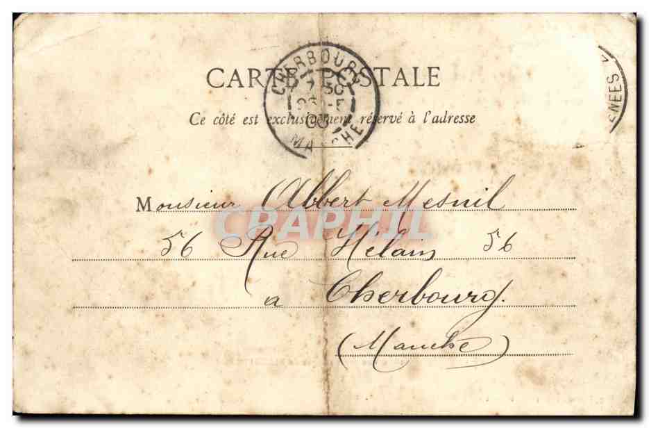 CPA Vue panoramique de Biarritz — Verso
