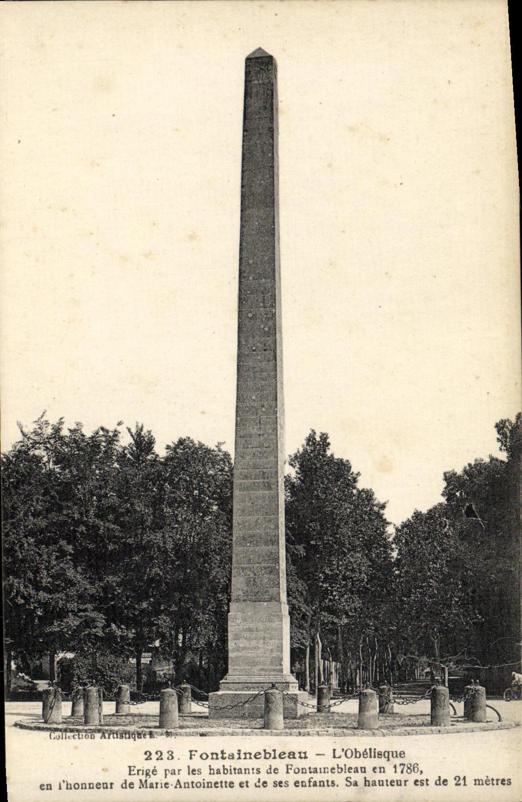 Fontainebleau — El Obelisco — Colección Artística n°223