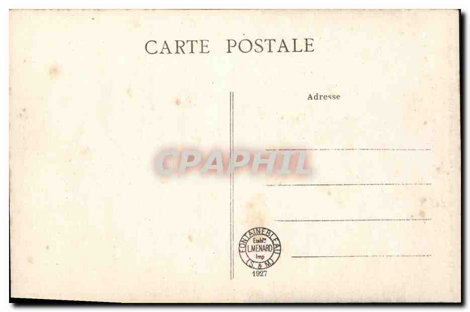 Fontainebleau — El Obelisco — Colección Artística n°223 — Reverso