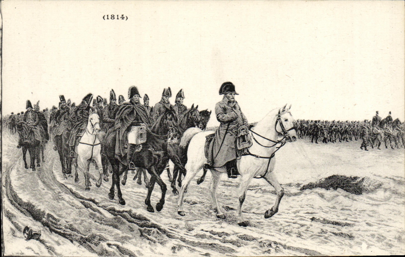 CPA Napoleon 1er 1814 