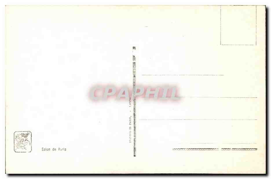 CPA Salon de Paris E Deully Le Bol de Lait — Verso