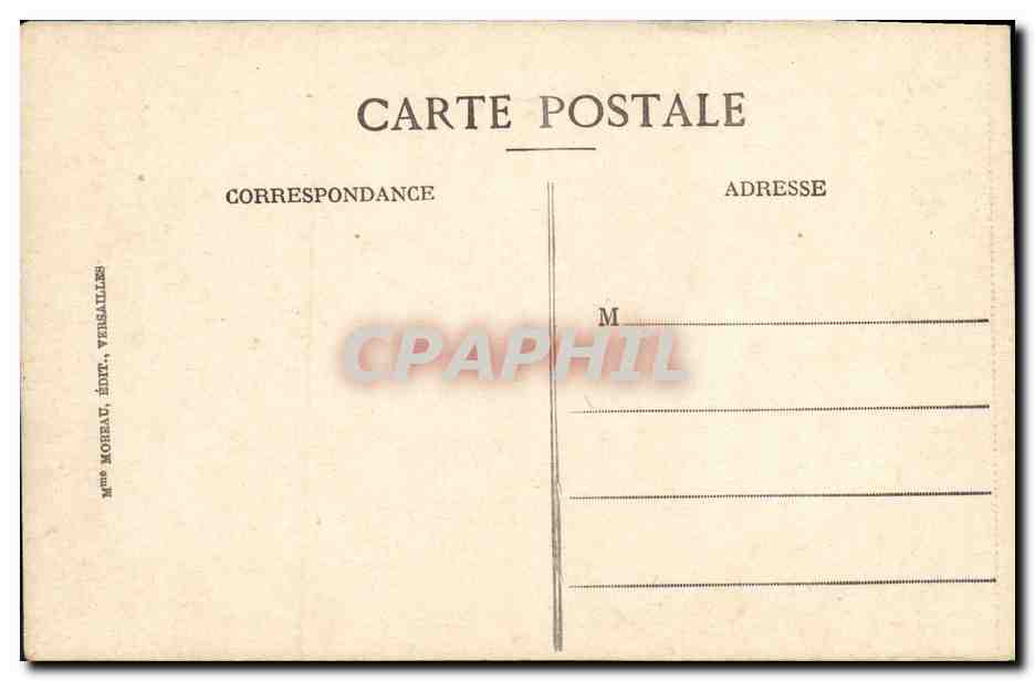 CPA Parc de Versailles Bassin de La Latone — Reverso
