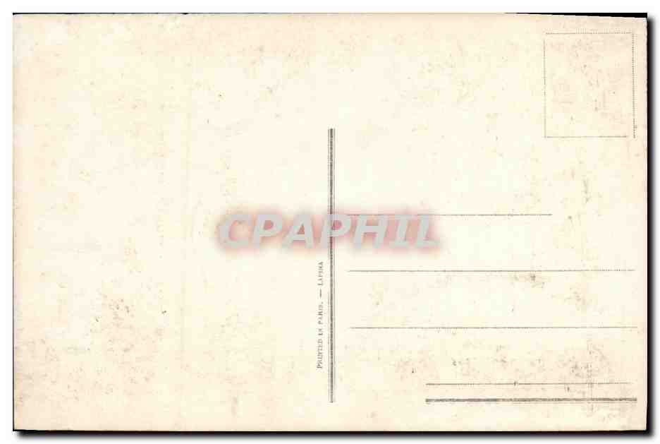 CPA Musee du Louvre J B Greuze L effroi — Verso
