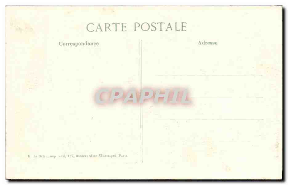 CPA Chateau de Conde a la Ferte sous Jouarre Militaria — Rückseite