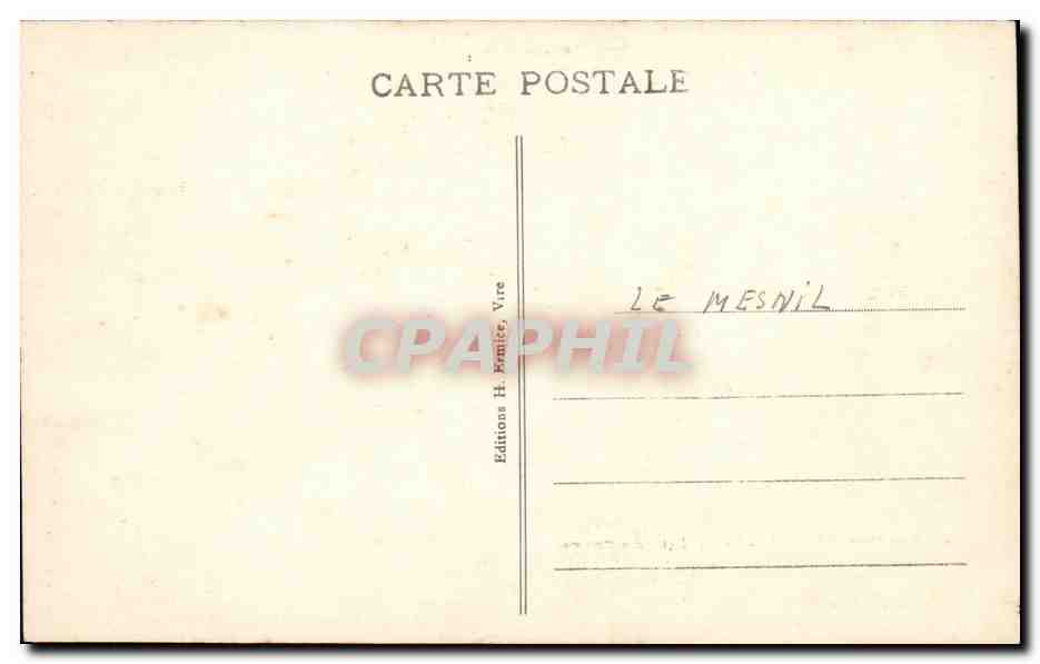 CPA La Normandie La Cueillette des Pommes Folklore Femmes — Verso