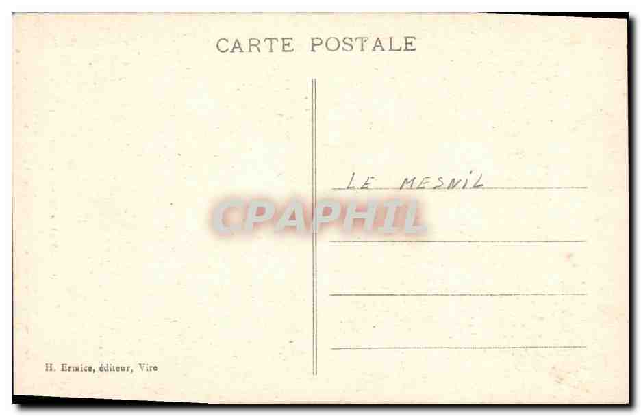 CPA Notre Normandie Enfant Boite aux Lettres Folklore — Rückseite