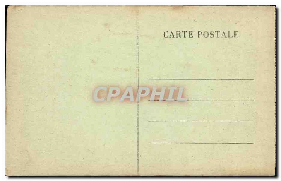 CPA L Hostellerie de l Argonne sous la neige Militaria — Rückseite