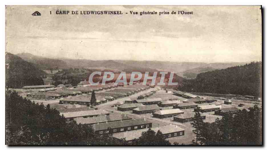 CPA Camp de Ludwigswinkel Vue generale prise de l Ouest Militaria