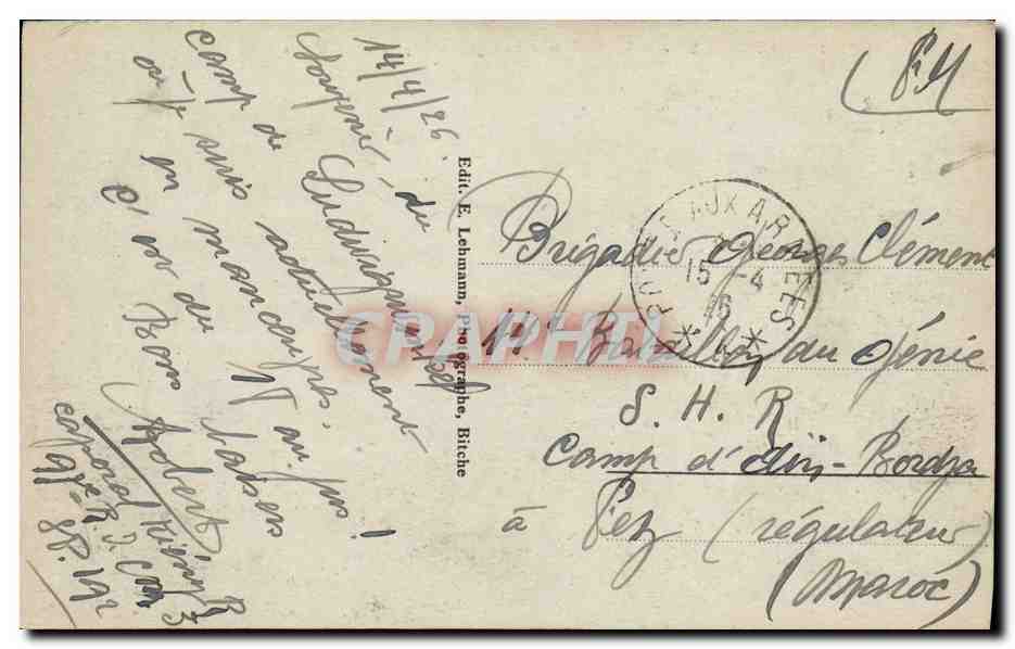 CPA Camp de Ludwigswinkel Vue generale prise de l Ouest Militaria — Rückseite