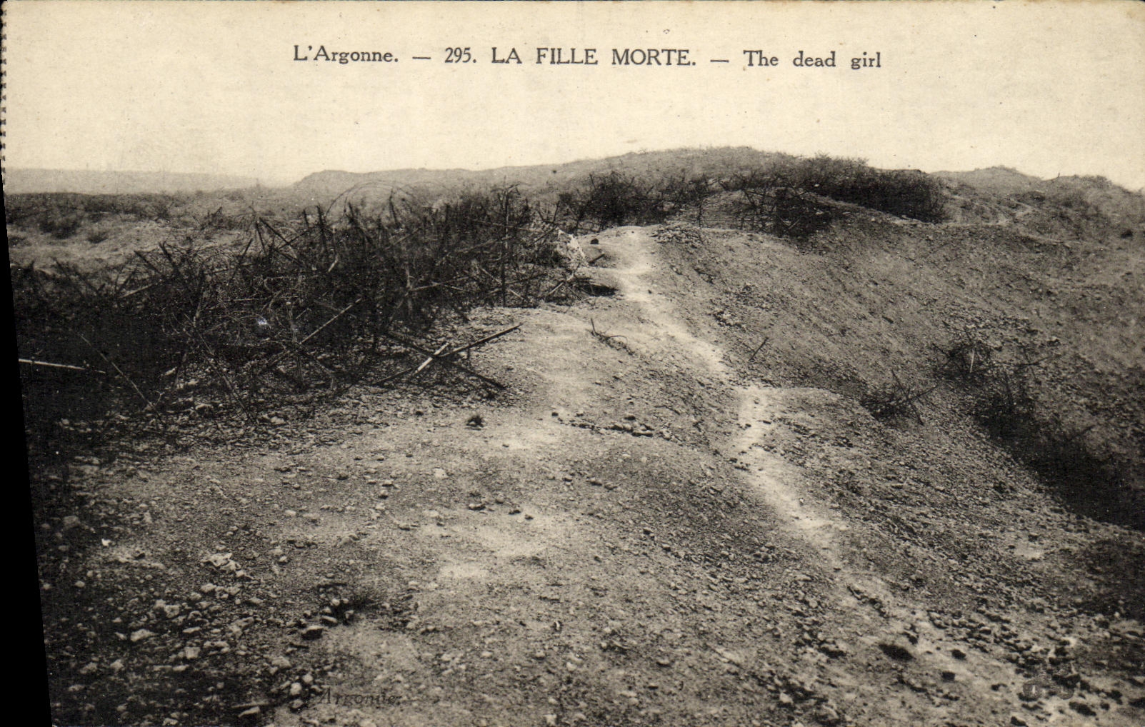 L'Argonne — 295. LA FILLE MORTE — The dead girl
