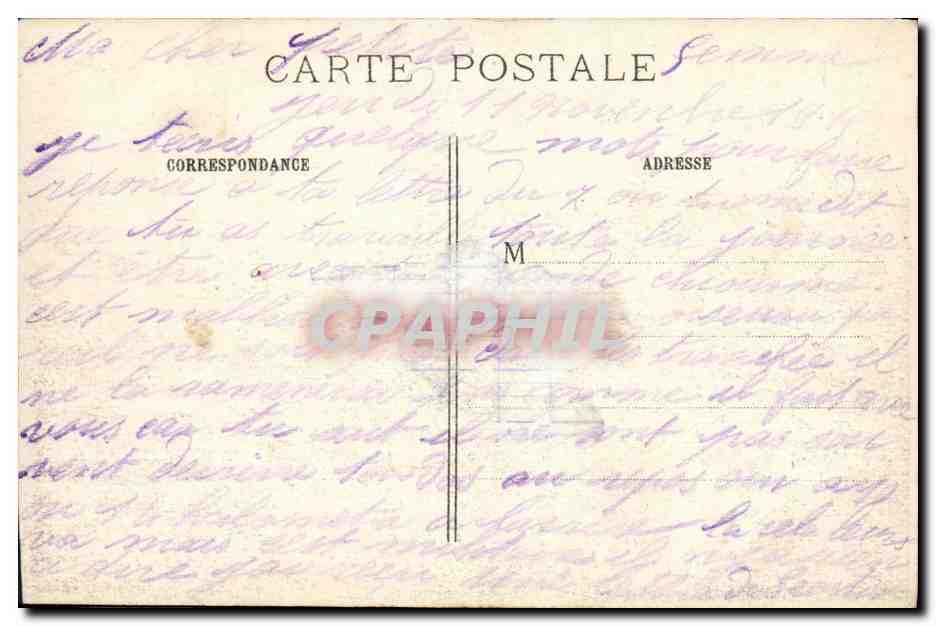 CPA La Grande Guerre En Champagne Les horreur de la guerre Le Bois Sabot — Rückseite