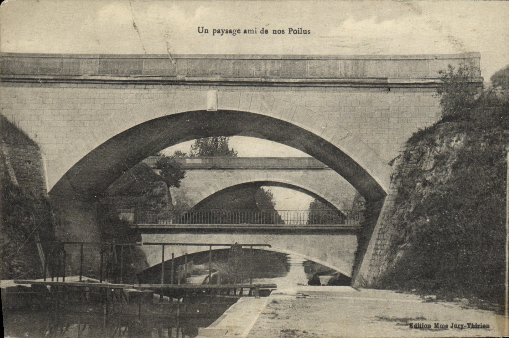 CPA Un payasage ami de nos Poilus