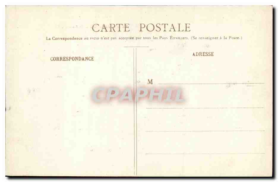 CPA Detaille Le Reve Musee du Luxembourg Militaria — Back