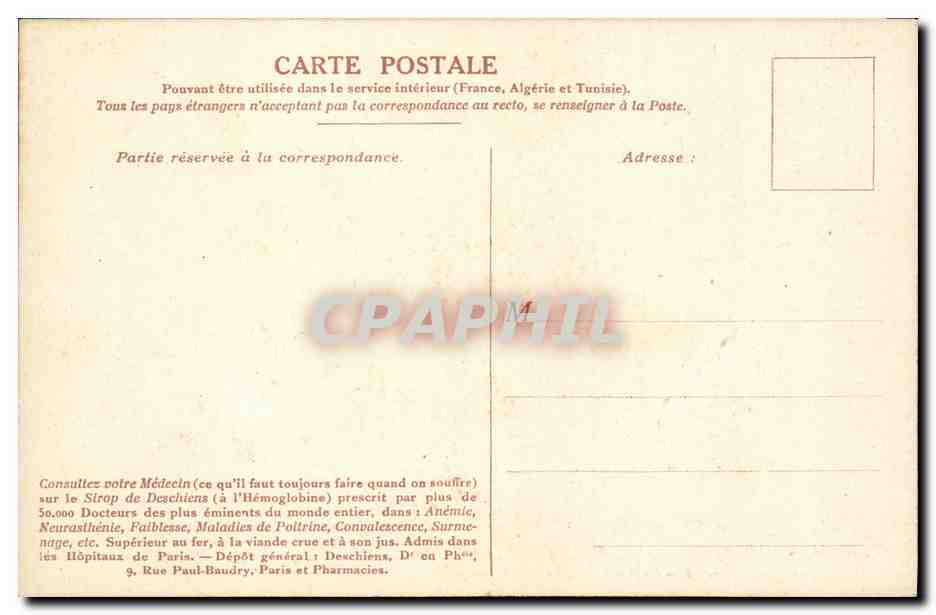 CPA Musee de Versailles Bataille de L Alma 1854 Militaria — Rückseite