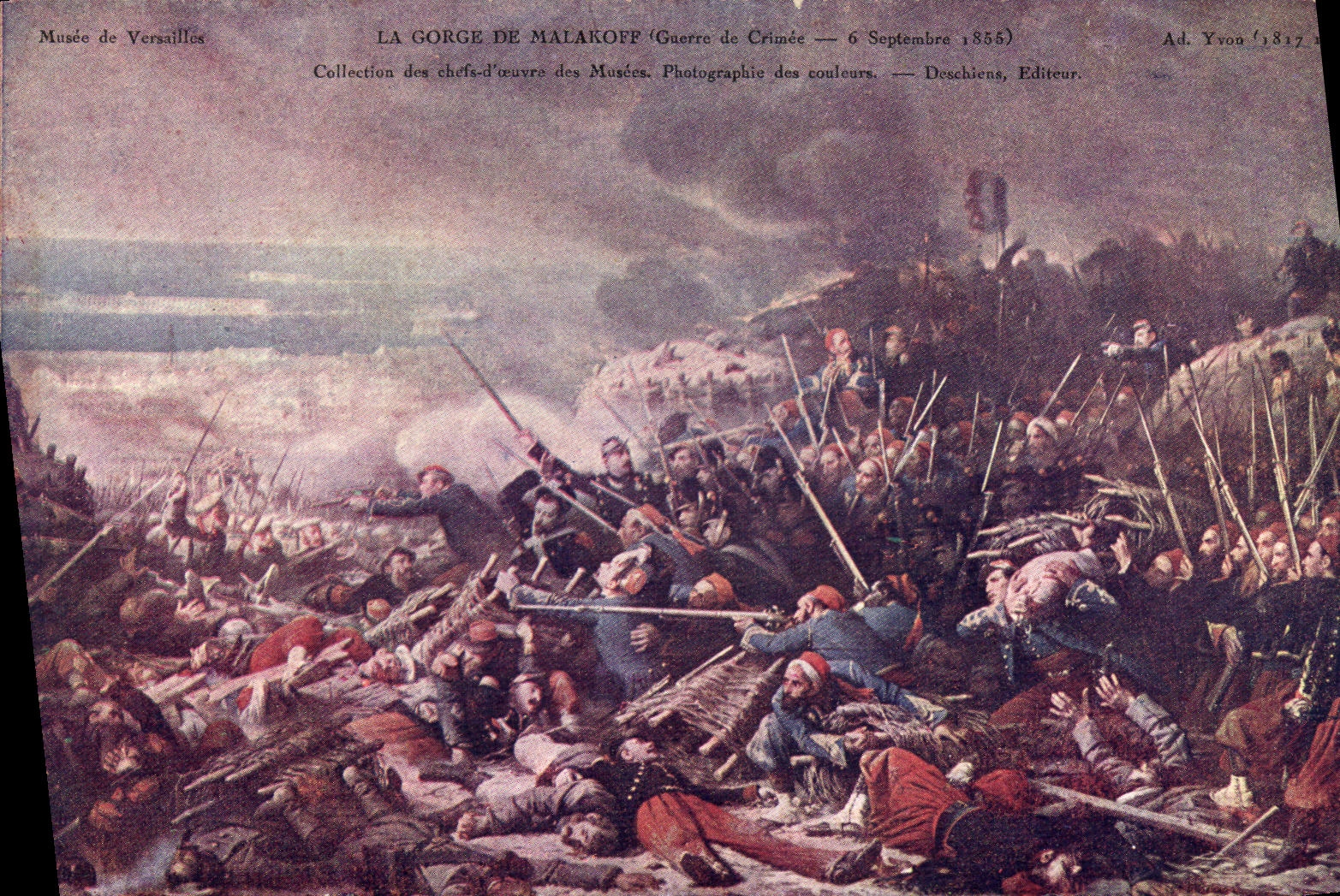 CPA Musee de Versailles La Gorge de Malakoff 1855 Militaria