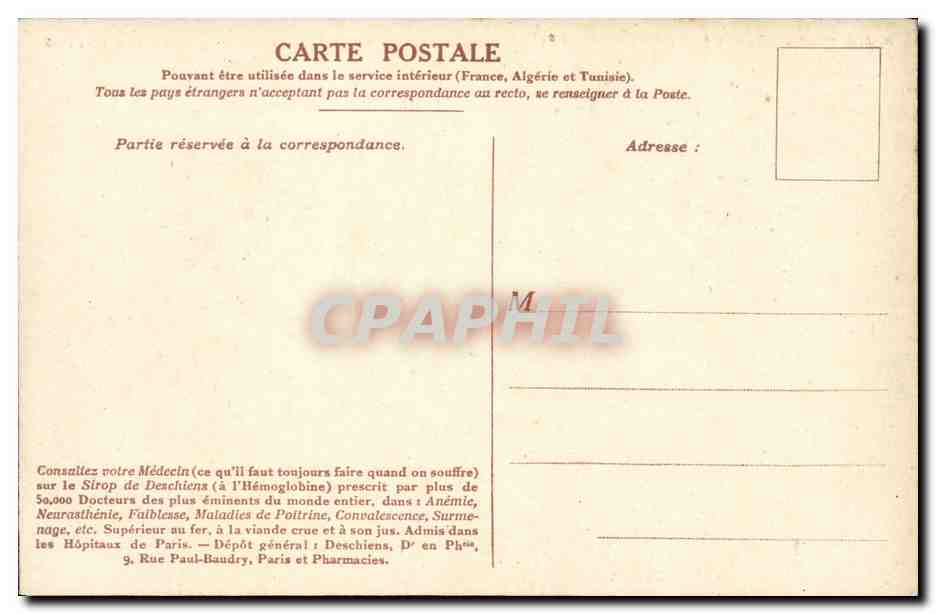 CPA Musee de Versailles La Gorge de Malakoff 1855 Militaria — Rückseite