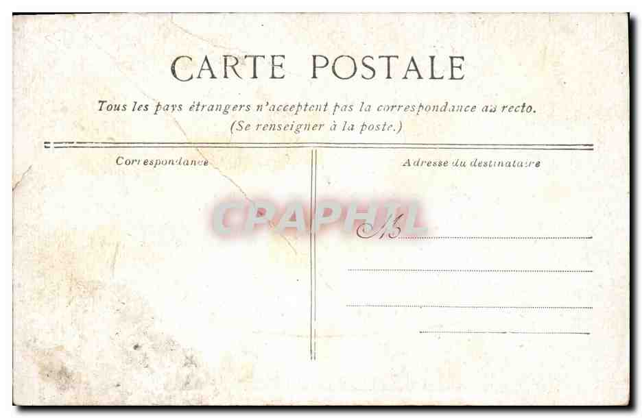 CPA Cherbourg L Avant Port et le Fort Du Boule — Rückseite