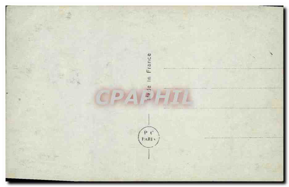 CPA Exposition des Arts Decoratifs Vue de Nuit Paris — Verso