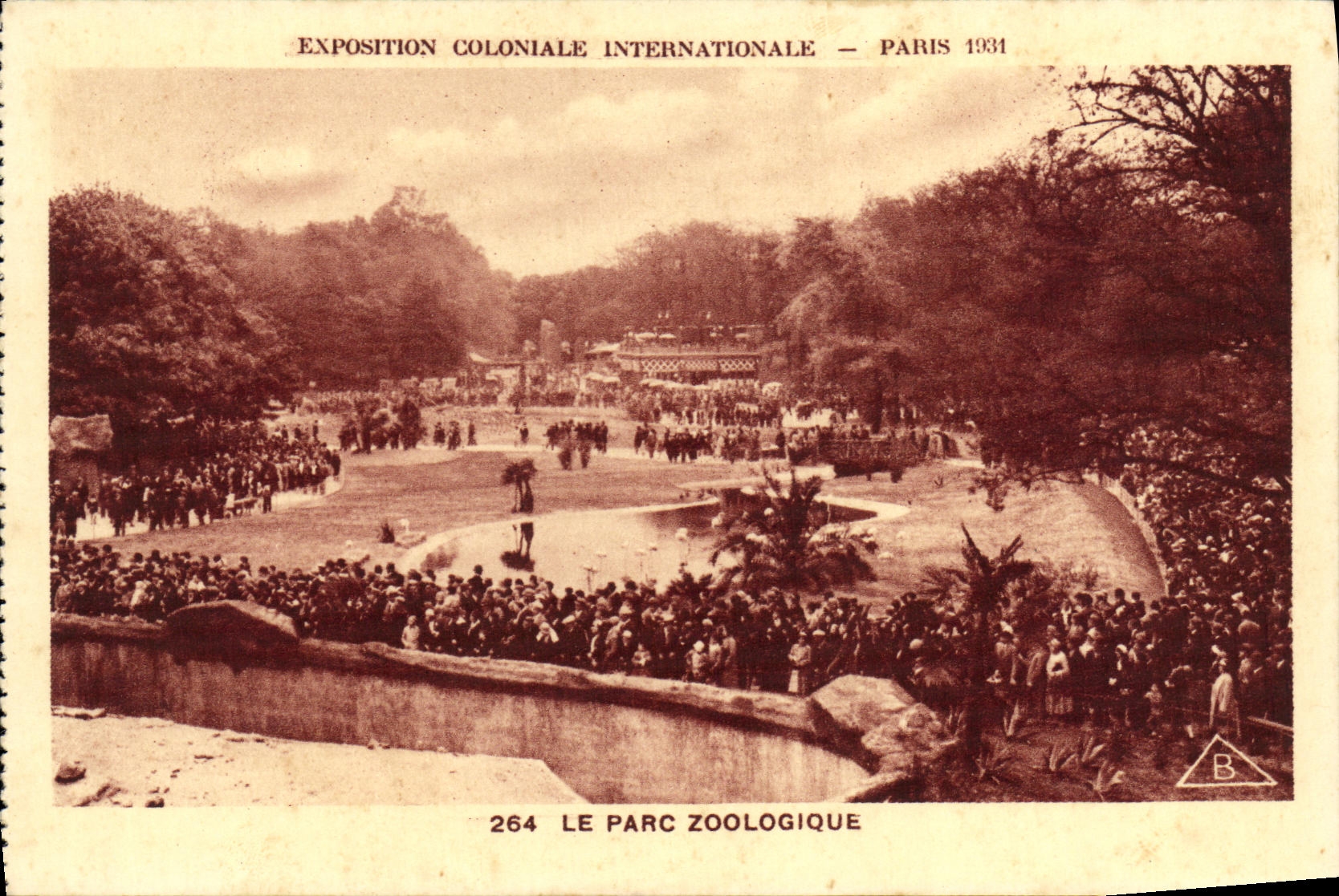CPA Exposition Coloniale Internationale Paris Le Parc Zoologique Zoo