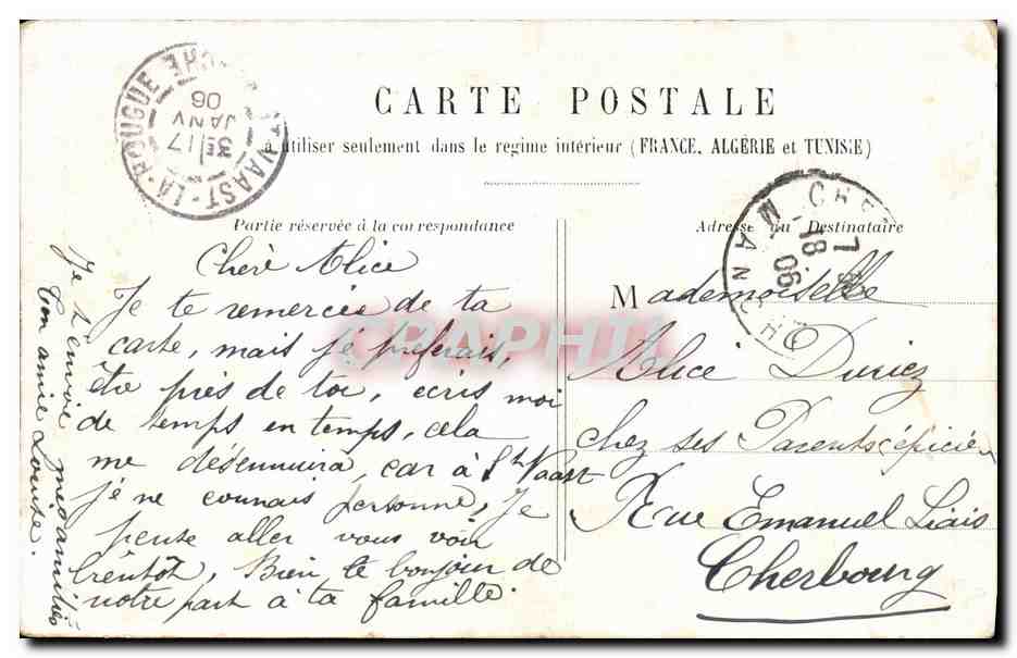 CPA Gillet Fantaisie Femme — Rückseite