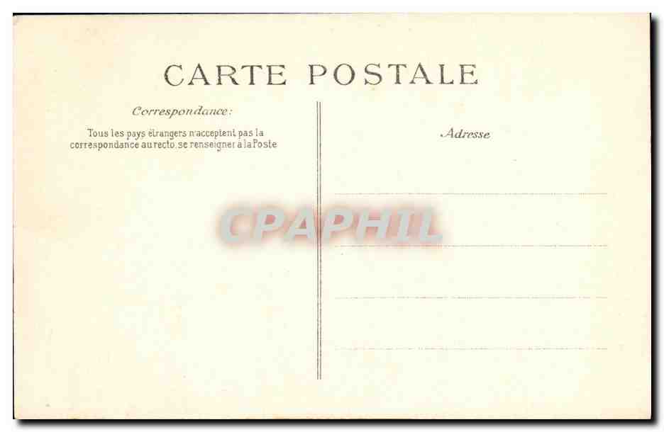 CPA La Joconde de Leonard de Vinci Disparue du Musee du Louvre le 21 Aout 1911 — Verso