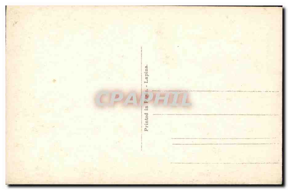 CPA Musee du Louvre Antonio Allegri dit le Correge Musee du Louvre Paris  — Verso