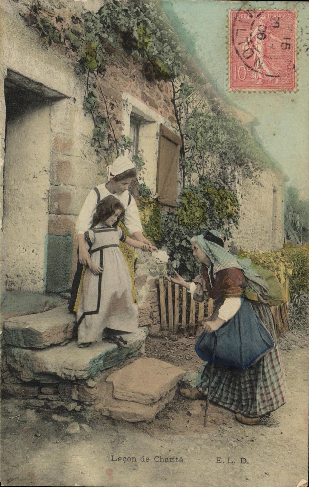 Leçon de Charité — E.L.D. - Anverso