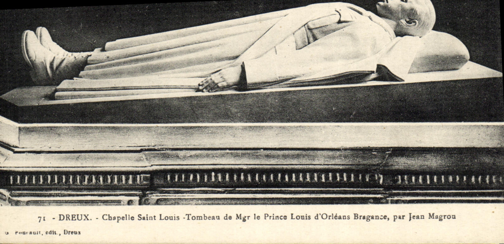 CPA Dreux Chapelle Saint Louis Tombeau de Mgr le Prince Louis d Orleans Bragance par Jean Magron