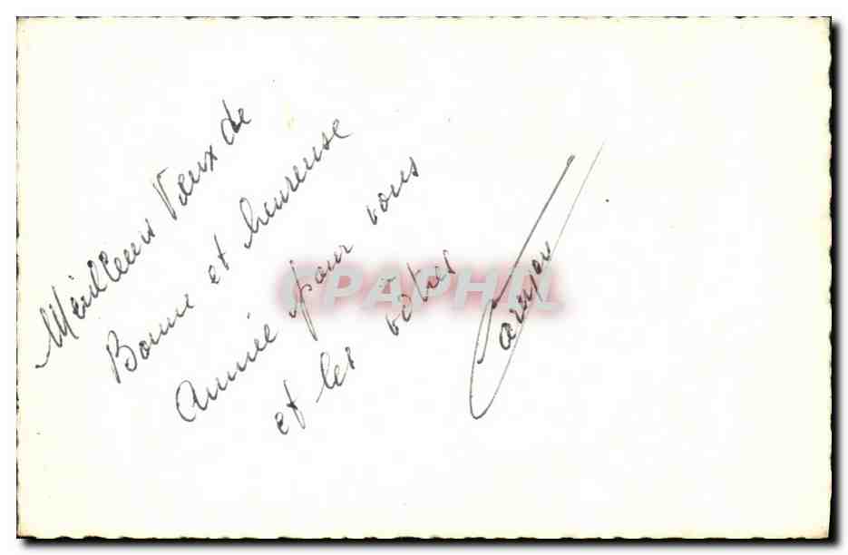 CPA Bonne et Hereuse Annee — Verso