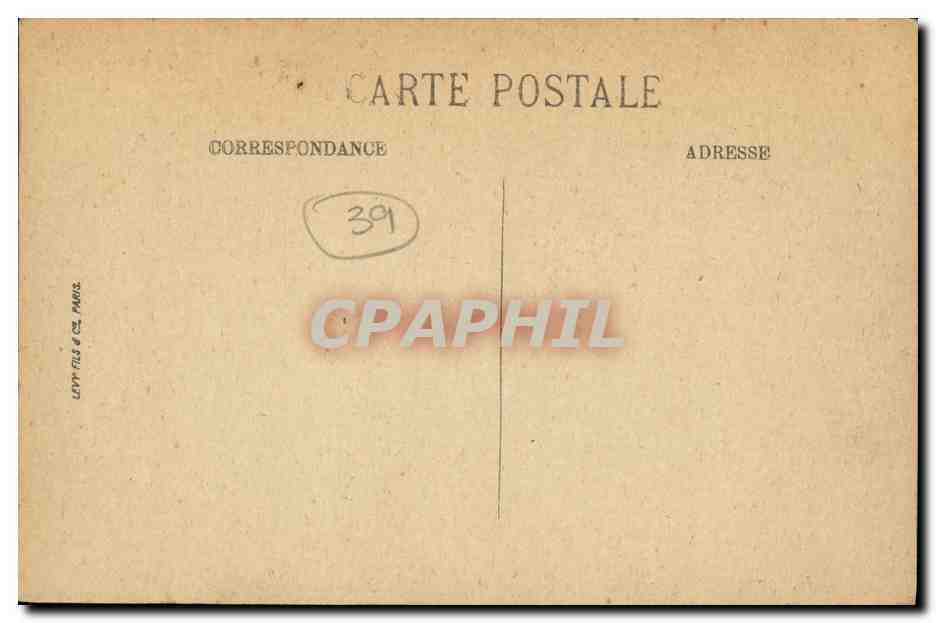 La Faucille — Route du Col en hiver — LL. n°22 — Rückseite