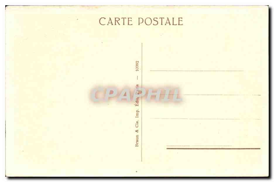 CPA Musee du Louvre Paris Watteau L embarquement pour Cythere  — Verso