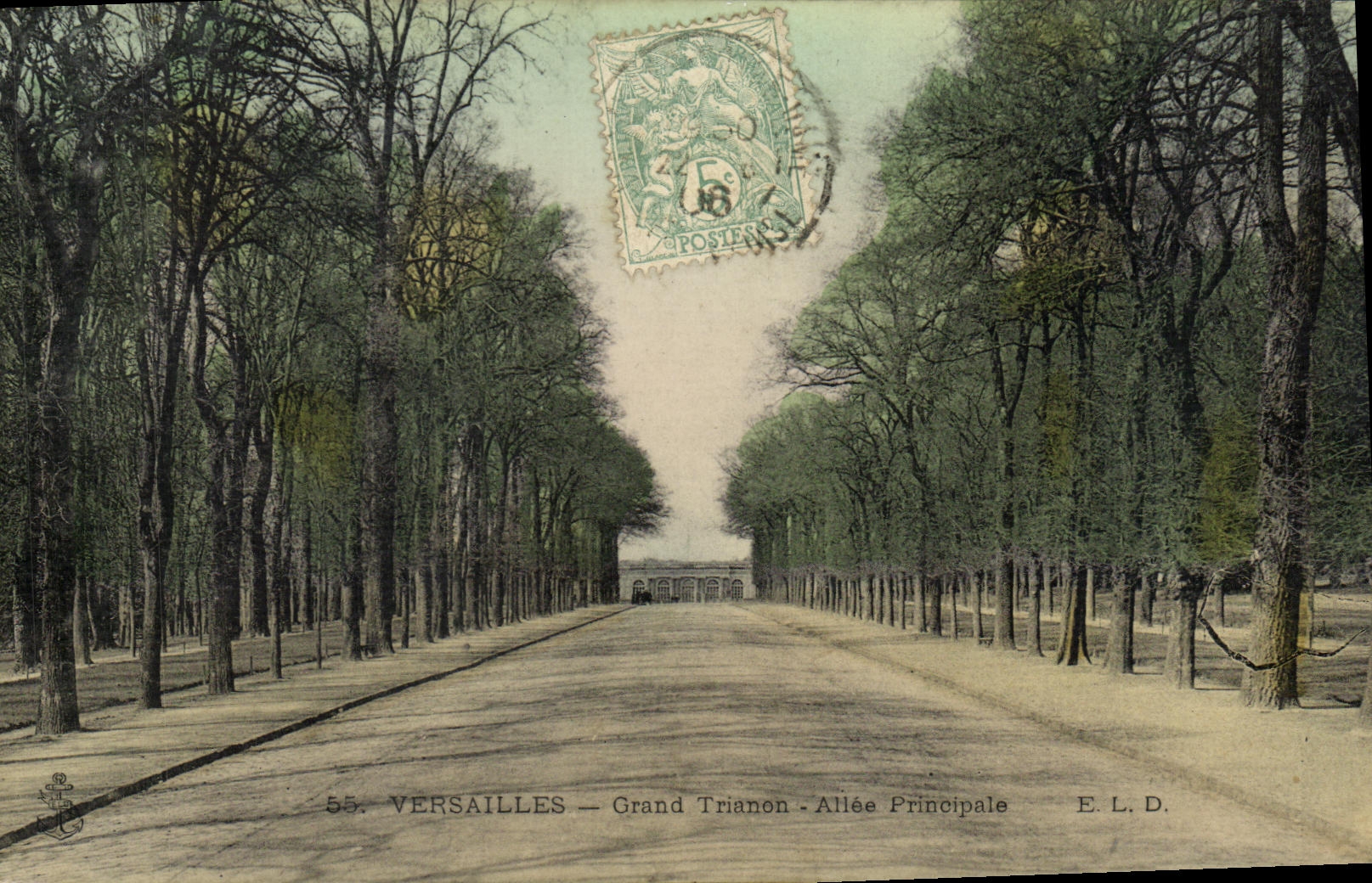 CPA Versailles Grand Trianon Alle Principale