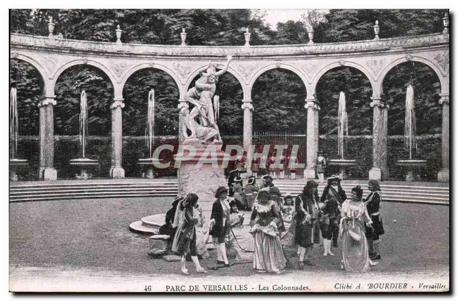Parc de Versailles - Les Colonnades — Cliché A. Bourdier - Versailles