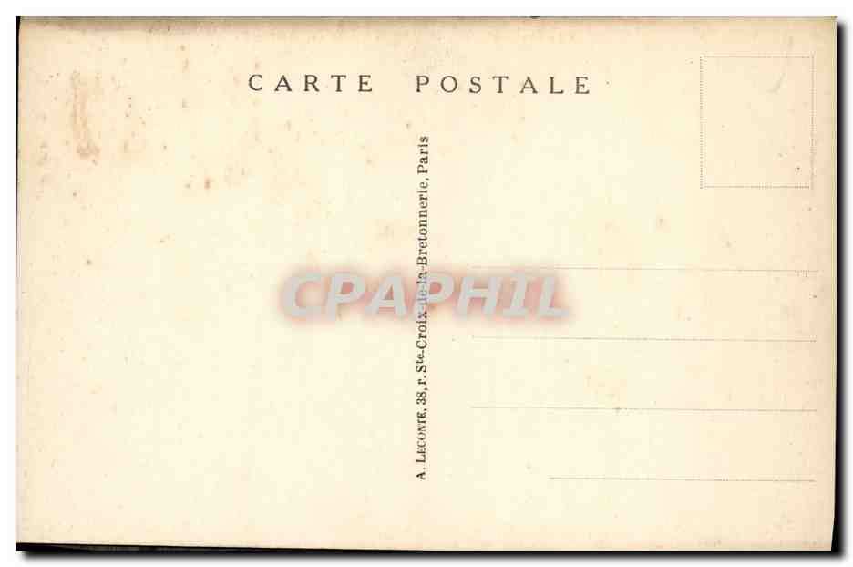 Versailles — Le Château — Façade du Palais — A. L. — Verso
