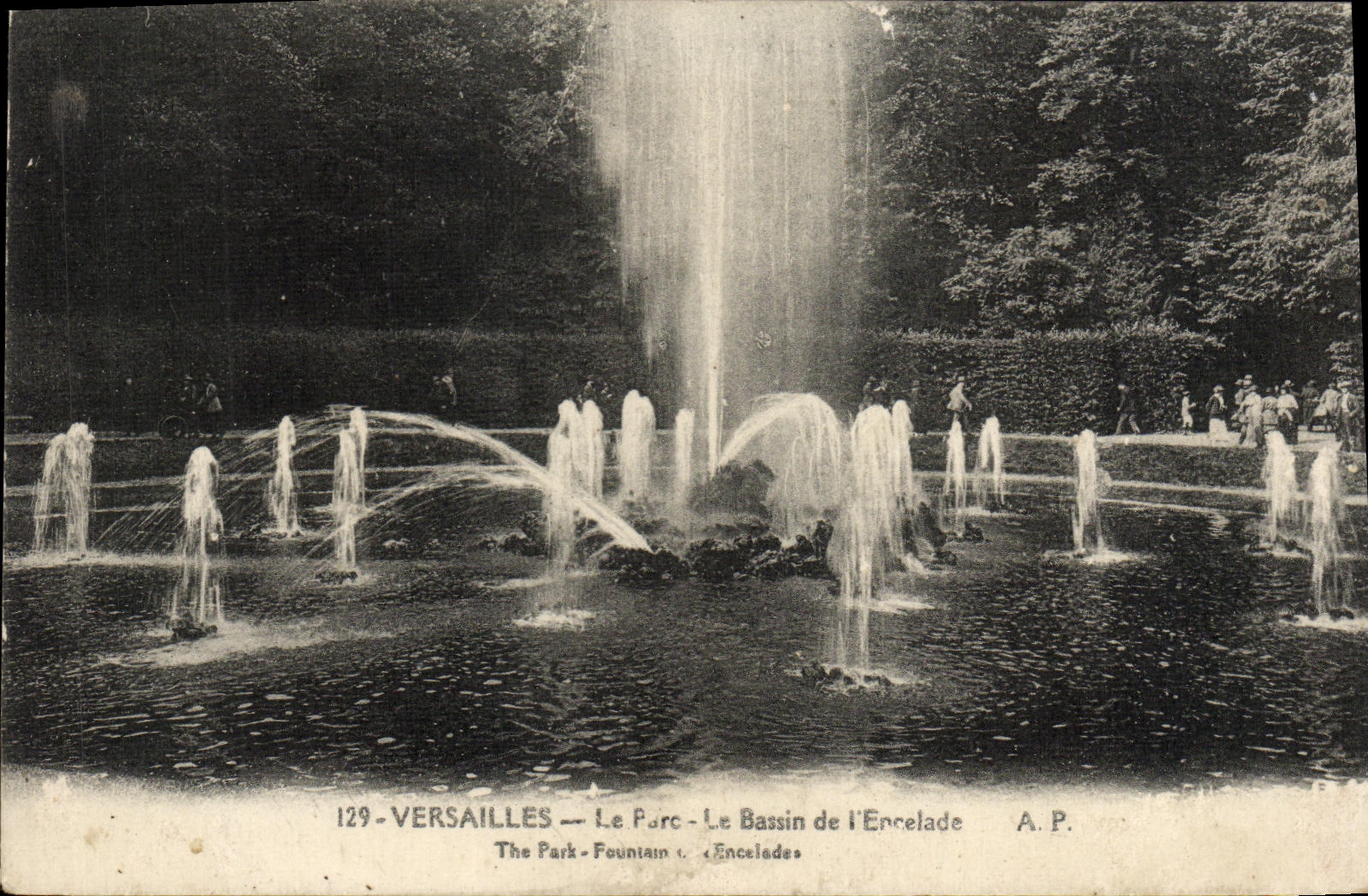 CPA Versailles Le Parc Le Bassin d Encelade