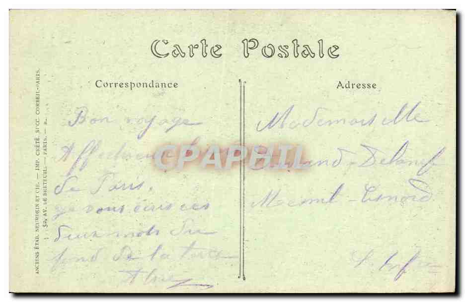 CPA Paris L Eglise de la Madeleine le Maitre Autel — Verso