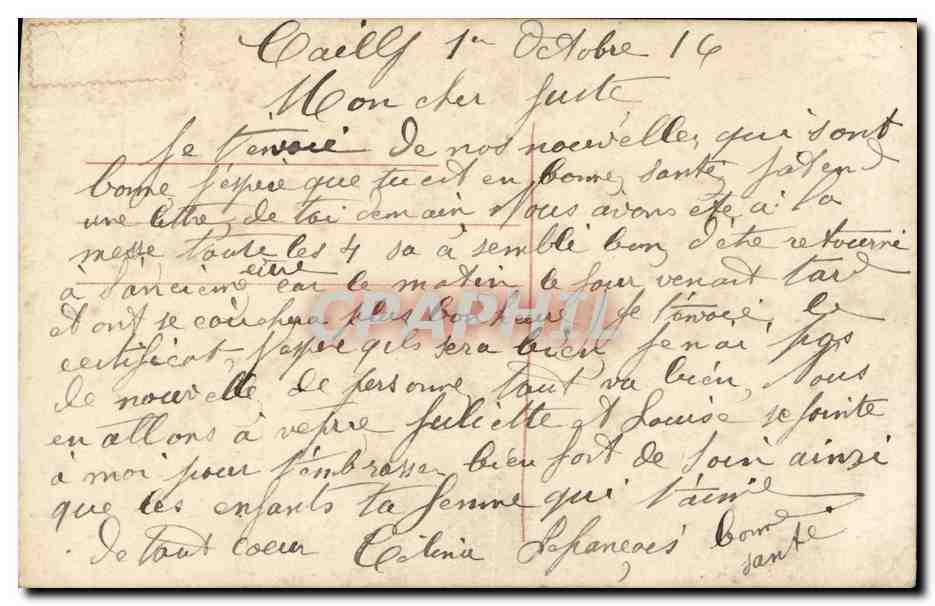 CPA Joyeux Anniversaire Enfant — Verso