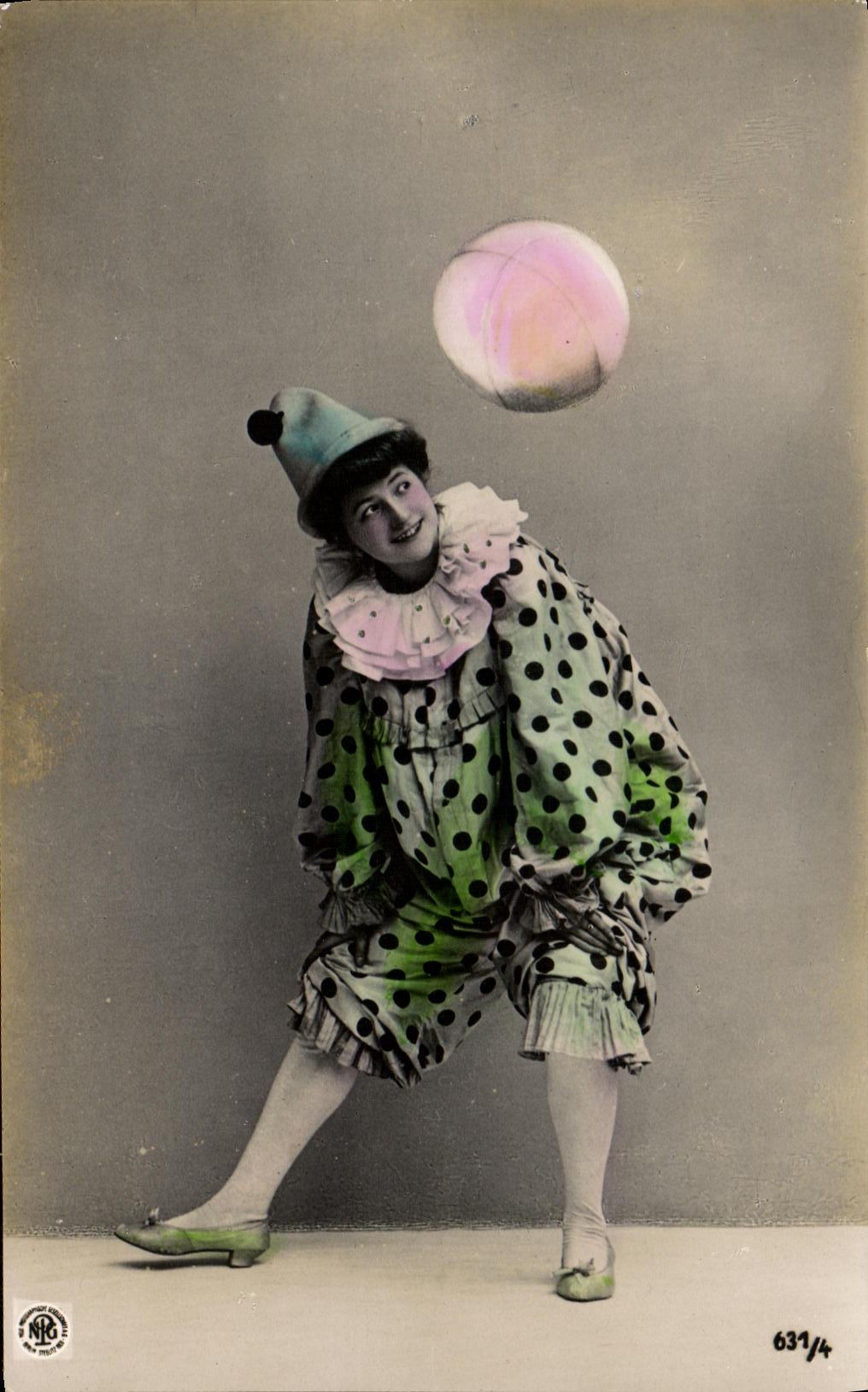 Clown — jonglerie avec ballon — NRG, n° 631/4