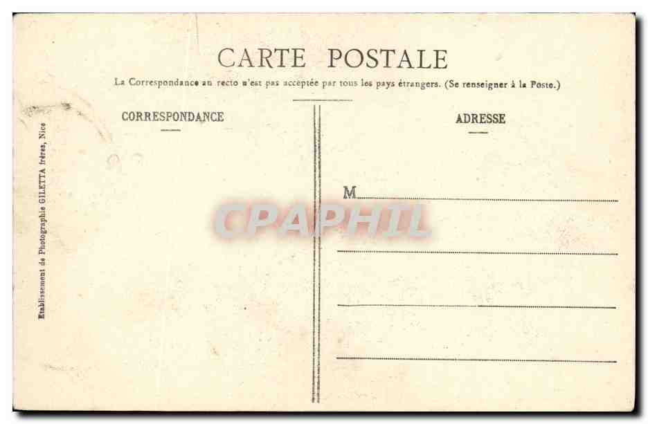 CPA Visite officielle a bord d escadre Batea — Verso