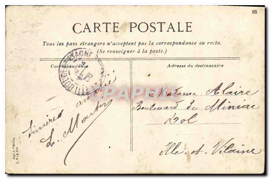 CPA Paris Palais de L Elysees — Rückseite