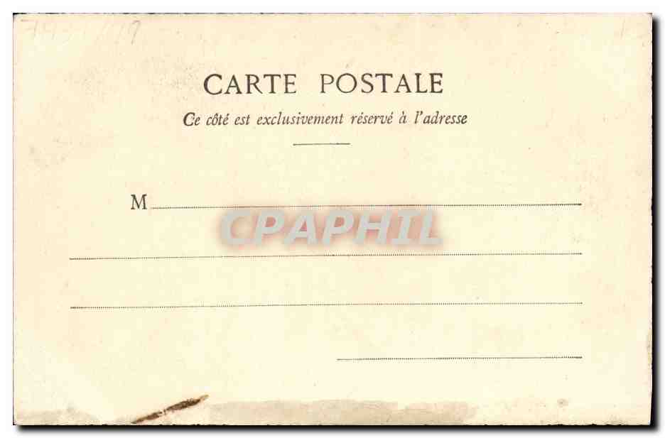 CPA L Habit d Arlequin — Verso
