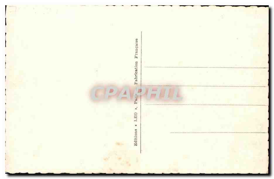 CPA Certificat d Amour — Verso